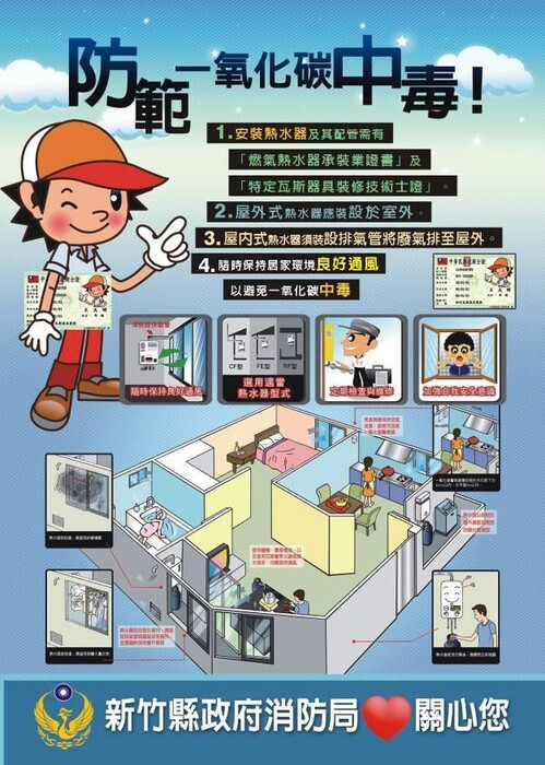 [宣導]一氧化碳中毒防制宣導圖片